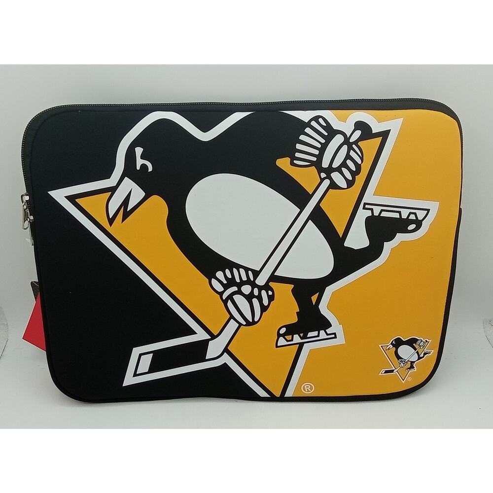 Pittsburgh Penguins Foco 15" x 11" Color Block Zipper Laptop Sleeve